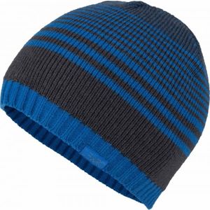 Lewro MENFIS Chlapčenská pletená čiapka, modrá, veľkosť 12-15