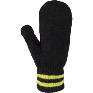 Lewro NDIDI Detské pletené rukavice, čierna, veľkosť UNI
