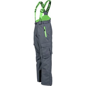 Lewro NILES zelená 116-122 - Detské snowboardové nohavice
