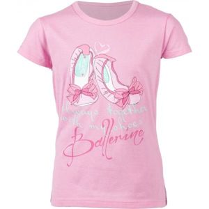Lewro ORIETTA ružová 140-146 - Dievčenské tričko