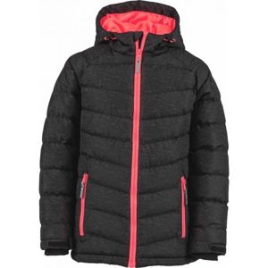 Lewro PEMA Detská zimná bunda, čierna, veľkosť 128-134