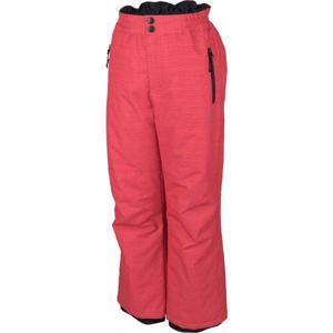 Lewro NUR ružová 116-122 - Detské lyžiarske nohavice