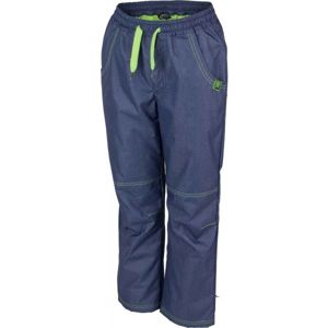 Lewro NING zelená 140-146 - Detské zateplené nohavice