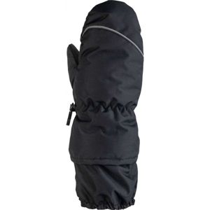Lewro PUTU Detské lyžiarské rukavice, čierna, veľkosť 8-9