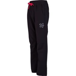 Lewro RIKU Detské outdoorové nohavice, tmavo sivá,sivá,červená, veľkosť