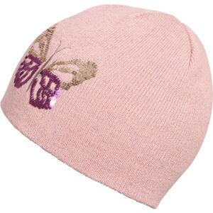 Lewro ROSIE Dievčenská pletená čiapka, ružová, veľkosť 8-11