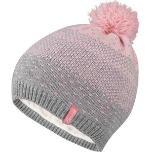 Lewro SINDY Dievčenská pletená čiapka, ružová, veľkosť 4-7