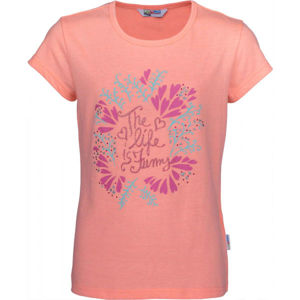 Lewro Dievčenské tričko Dievčenské tričko, oranžová, veľkosť 128-134