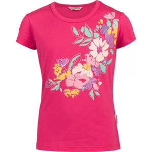 Lewro ROSALIN Dievčenské tričko, ružová,mix, veľkosť