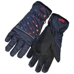 Lewro YALAJA Dievčenské zimné rukavice, tmavo modrá, veľkosť 12-15