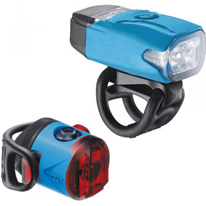 Lezyne KTV DRIVE / FEMTO USB PAIR Sada svetiel na bicykel, modrá, veľkosť os