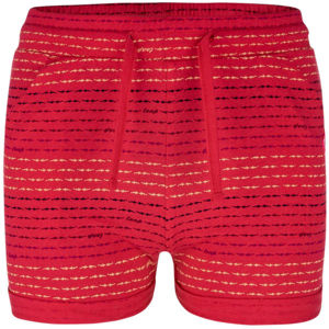 Loap BARIA Detské šortky, červená,čierna,béžová, veľkosť