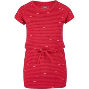 Loap BAULA Dievčenské šaty, červená, veľkosť 112-116