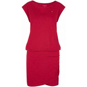Loap BUKKI Dámske šaty, červená, veľkosť XS