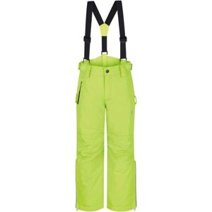 Loap CUBIS Detské lyžiarske nohavice, svetlo zelená, veľkosť 122/128