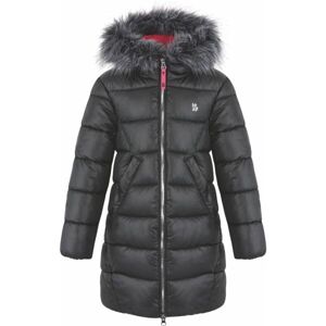 Loap INTIMOSS Dievčenský zimný kabát, čierna, veľkosť