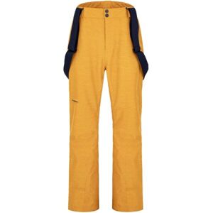 Loap LAWO Pánske lyžiarske nohavice, žltá, veľkosť M