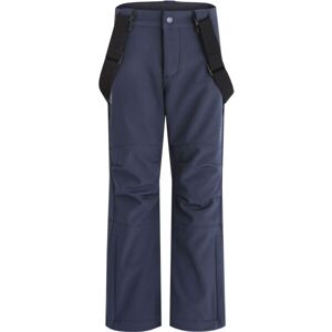 Loap LOVELO Detské lyžiarske softshellové nohavice, tmavo sivá, veľkosť 146-152