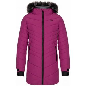 Loap OKTANA Dievčenský zimný kabát, ružová, veľkosť 158-164