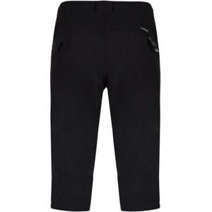 Loap UDDO čierna S - Pánske 3/4 outdoorové nohavice