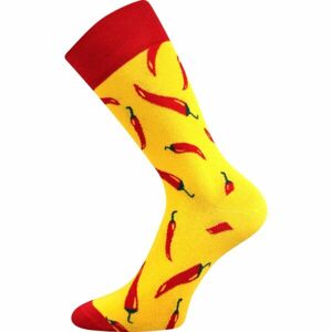 Lonka PAPRIČKY Unisex ponožky, žltá, veľkosť 43 - 46