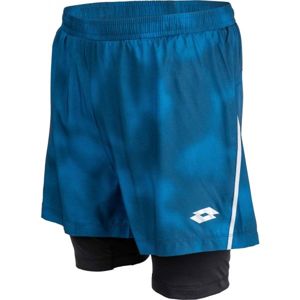 Lotto X-RUN SHORT PRT PL Pánske šortky, modrá, veľkosť XL
