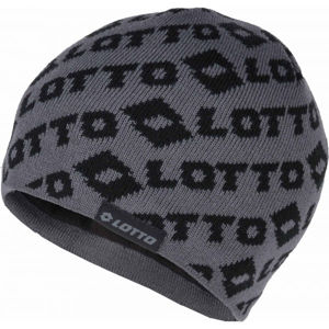 Lotto PETT Chlapčenská pletená čiapka, sivá, veľkosť UNI