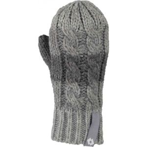 Lotto GAIA Detské pletené rukavice, sivá, veľkosť 8-11