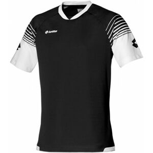 Lotto JERSEY OMEGA JR Detské  športové tričko, čierna, veľkosť XS