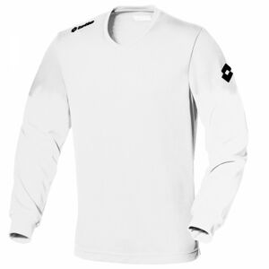 Lotto JERSEY TEAM EVO LS biela XL - Pánsky futbalový dres