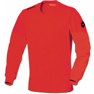 Lotto JERSEY TEAM EVO LS červená XL - Pánsky futbalový dres
