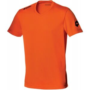 Lotto JERSEY TEAM EVO SS Pánsky futbalový dres, oranžová, veľkosť XL