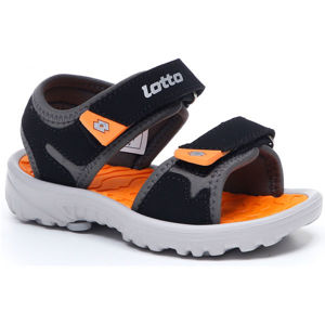 Lotto LAS ROCHAS IV INF Detské sandále, čierna, veľkosť 24