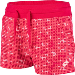 Lotto MULIAN Dievčenské šortky, červená, veľkosť 128-134