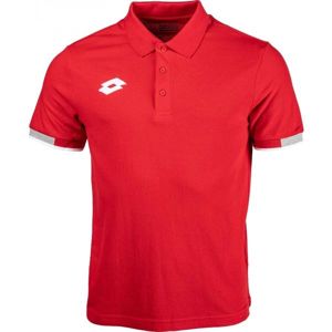 Lotto POLO DELTA Pánske tričko polo, červená, veľkosť L