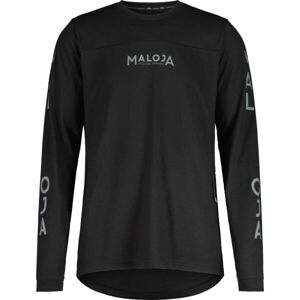 Maloja HAUNOLD Pánske cyklistické tričko, čierna, veľkosť M