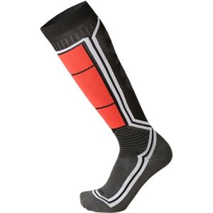 Mico LIGHT WEIGHT ARGENTO X-STATIC SKI SOCKS čierna XXL - Lyžiarske ponožky