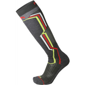 Mico MEDIUM WEIGHT ARGENTO X-STATIC SKI SOCKS tmavo modrá XL - Lyžiarske ponožky
