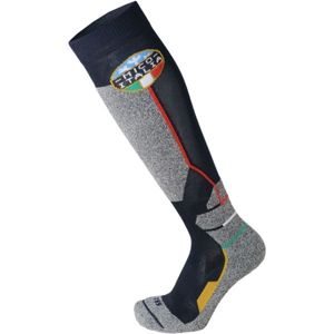 Mico WEIGHT OFFICIAL ITA SKI SOCKS JR Detské lyžiarske ponožky, sivá, veľkosť M