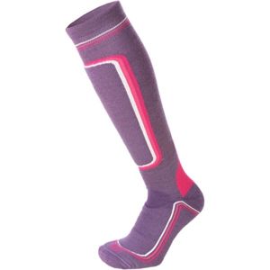 Mico HEAVY PRIMALOFT WOMAN SKI SOCKS W fialová M - Dámske lyžiarske ponožky