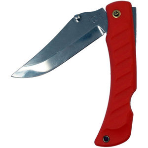 MIKOV CROCODILE 243-NH-1/C Vreckový outdoorový nôž, červená, veľkosť os