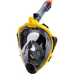 Miton UTILA 2 Celotvárová šnorchlovacia maska, žltá, veľkosť L/XL