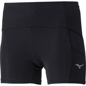 Mizuno CORE SHORT TIGHT Dámske elastické šortky, čierna, veľkosť M