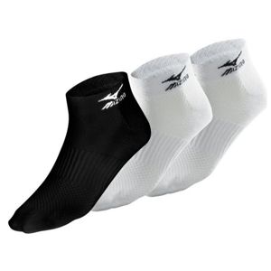 Mizuno TRAINING MID 3P Bežecké ponožky, biela, veľkosť XL