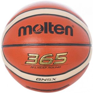 Molten BGN5X Basketbalová lopta, oranžová,čierna,béžová, veľkosť