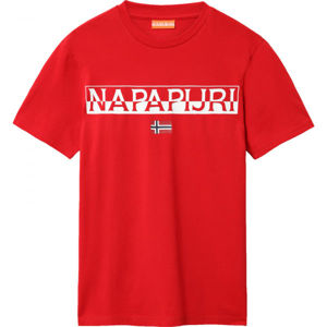 Napapijri SARAS červená M - Pánske tričko