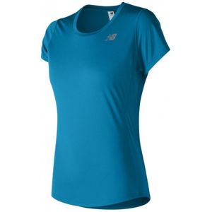 New Balance WT73128 modrá S - Dámske bežecké tričko