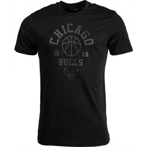 New Era NBA TONAL BASKETBALL TEE CHICAGO BULLS BLK čierna M - Pánske tričko