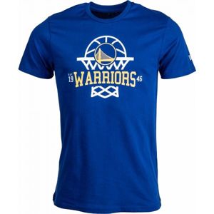 New Era NBA LEAGUE NET LOGO TEE GOLDEN STATE WARRIORS modrá XXL - Pánske tričko