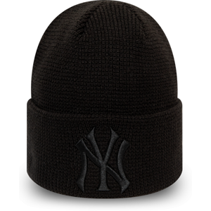 New Era MLB WMNS LEAGUE ESSENTIAL CUFF KNIT NEW YORK YANKEES Dámska zimná klubová čiapka, čierna, veľkosť UNI